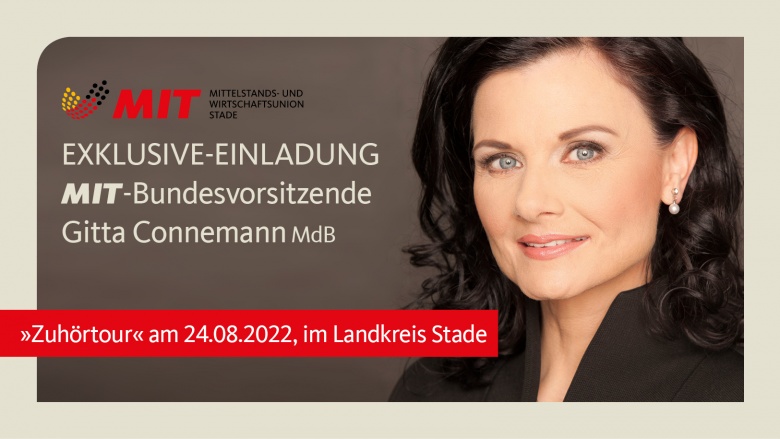 Bundesvorsitzende Gitta Connemann MdB MIT STADE GITTA CONNEMann