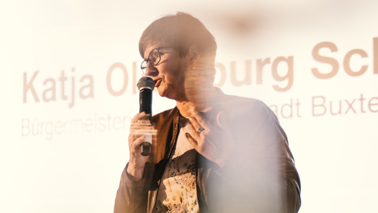 Katja Oldenburg-Schmidt, Bürgermeisterin der Hansestadt Buxtehude Katja Oldenburg-Schmidt, Bürgermeisterin der Hansestadt Buxtehude